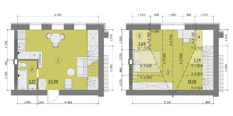 Двоповерхова квартира 2п тип 4